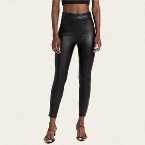 Spanx Leather-Like Ankle Skinny Pant - Women’s M